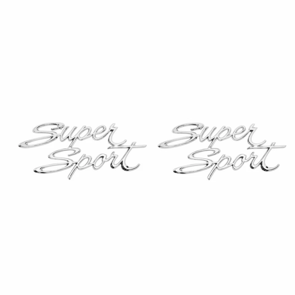 Nuevo par de piezas de moldura emblema panel cuarto trasero para Chevrolet Chevy II 3047 Foto 1 de 1