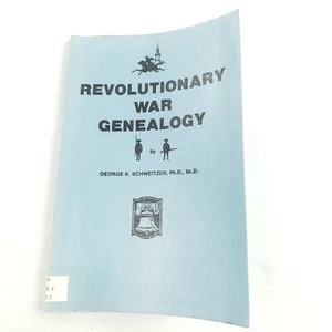 Revolutionary War Genealogy, Schweitzer, 1987 Reference Resource Guide - Foto 1 di 5