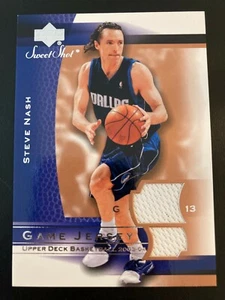 2003-04 Upper Deck Sweet Shot Game Jersey Steve Nash - Bild 1 von 2