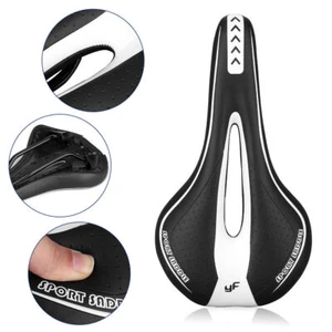 Bicycle Seat Bike Cycle MTB Saddle Road Mountain Sports Soft Gel Pad Cushion UK - Picture 1 of 19