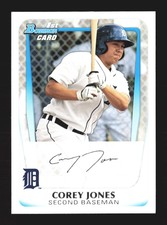 2011 Bowman Baseball 1st Bowman #BP43 Corey Jones Prospects