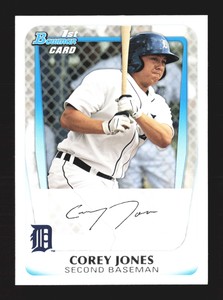 2011 Bowman Baseball 1st Bowman #BP43 Corey Jones Prospects