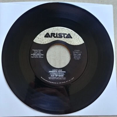 ACE OF BASE Lucky Love 45 7" ELECTRONIC POP Arista Record 1996 Records - Image 1 of 2