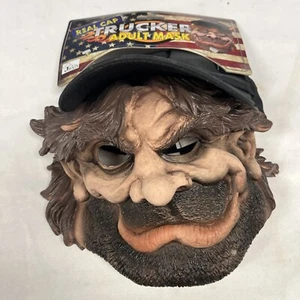 Adult Trucker Mask Hillbilly Hobo Face Mask Premium Latex Unisex Womens Mens NEW - Picture 1 of 3