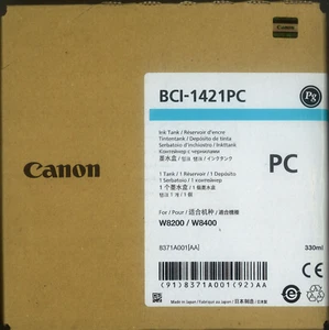 Original Canon BCI-1421PC photo-cyan 330ml ImagePROGRAF W8200 W8400 - Bild 1 von 1