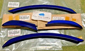 Lexus Genuine RC-F Rear Quarter Outside Fender Molding Left Right Blue 8X1 OEM - Bild 1 von 17