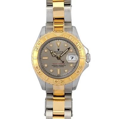 Rolex 169623 Yacht-Master dos tonos esfera pizarra 29 mm 2000 serie P Foto 1 de 4