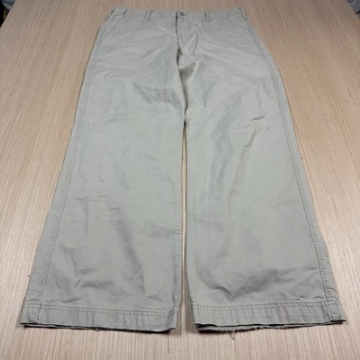 Gap Vintage Y2K Chino Pants Wide Leg Baggy 90s Mens Khakis 36x32 31 Field - Image 1 of 4