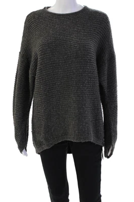 Suéter Pullover Helmut Lang Mujer Mangas Largas Gris Mezcla Lana Talla Pequeña Foto 1 de 4
