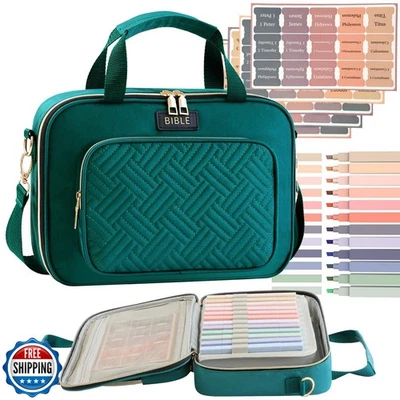 Bible Cover for Women Bible Case, Large Bible Bag, Bible Study Su - image 1 of 4