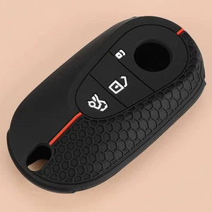 Silicone Remote Key Fob Case Cover Fit For Mercedes Benz C E S GLC CLE EQS EQE - Picture 1 of 4