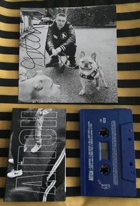 AITCH CLOSE TO HOME EXCLUSIVE BLUE CASSETTE ALBUM LIMITED & HAND SIGNED ART CARD - Picture 1 of 2