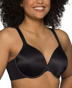 Vanity Fair Women's Full Figure Beauty Back Lift Underwire Bra 42C Mid Black - Picture 1 of 5
