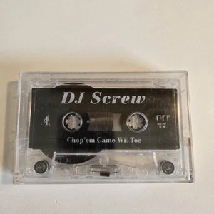 DJ Screw "Chop'em Game Wit Toe" Clear Cassette Mix Tape - Picture 1 of 5