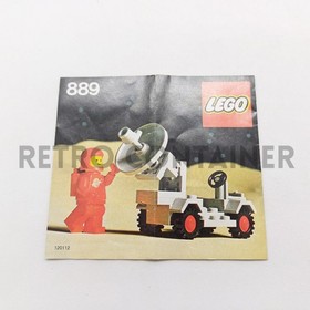 Lego Vintage Instructions Instructions Set 889 - Radar Truck (1979) Classic Space