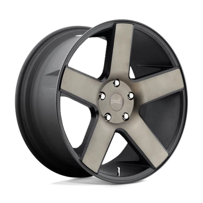 22x9.5 DUB S116 BALLER MATTE BLACK DOUBLE DARK TINT Wheel 5x115 (13mm) - Image 1 of 4