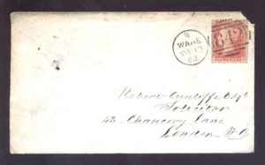 Herts WARE 1862 PENNY RED STAR on COVER - Picture 1 of 1