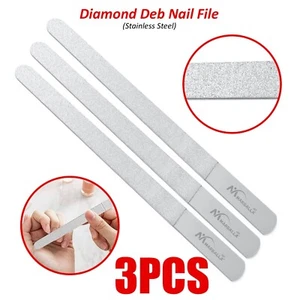 Set of 3 Manicure Nail File Diamond Deb Foot Nail Dressing Chiropody Podiatry - Picture 1 of 2