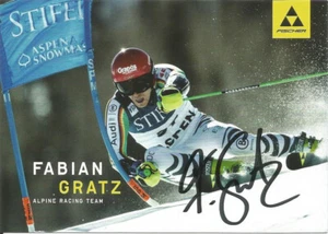 FABIAN GRATZ (GER) - SKIALPIN; Olympia; Weltmeister; Originalautogramm - Bild 1 von 1