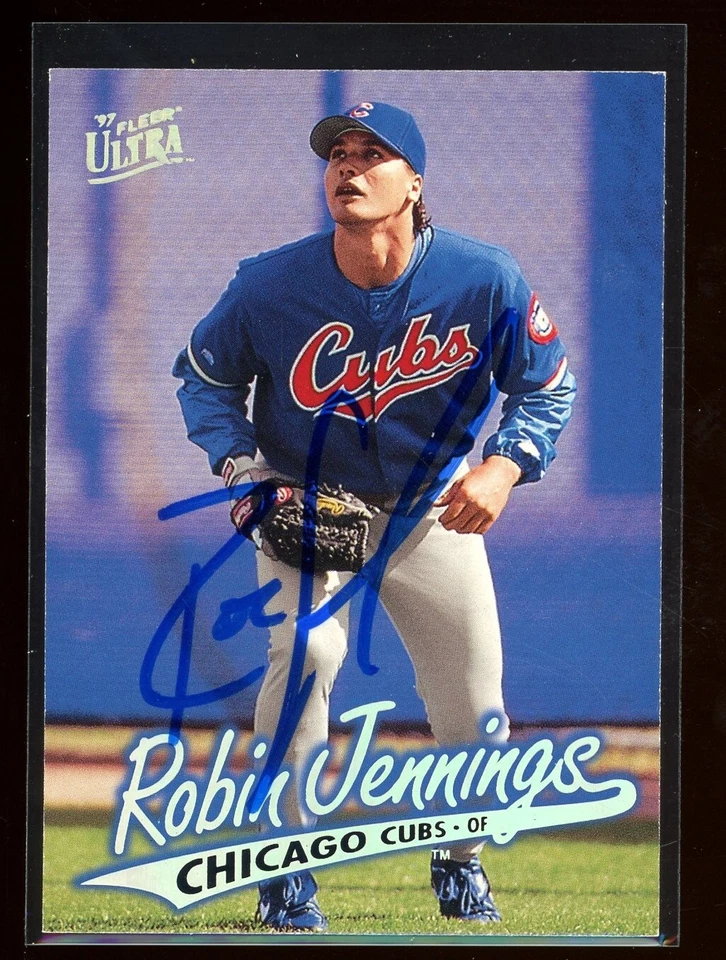 1997 Fleer Ultra ROBIN JENNINGS Signed Card autograph auto CUBS - Image 1 of 1