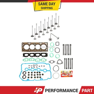 Head Gasket Set Intake Exhaust Valves Fit 09-11 Chevrolet Pontiac Aveo G3 1.6L - Picture 1 of 12