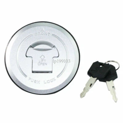 Fuel Gas Tank Cap Cover w/ Keys For Honda CB300F 2015 2016 500F 2013 2014 2015 - Imagem 1 de 4