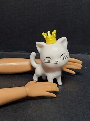 MATTEL CROWN ROYAL GATITO GATO MASCOTAS ANIMALES BARBIE EXTRA CASA DE MUÑECAS ACCESORIO GATITO Foto 1 de 3