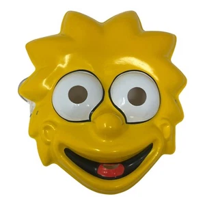 Vintage Ben Cooper The Simpsons Lisa Simpson Halloween Mask New Old Stock - Picture 1 of 6