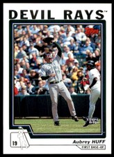 2004 TOPPS AUBREY HUFF TAMPA BAY DEVIL RAYS #187