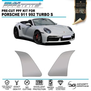 Rear Arch Stone Chip Guard PPF Paint Protection Film For Porsche 911 992 Turbo S - Picture 1 of 3