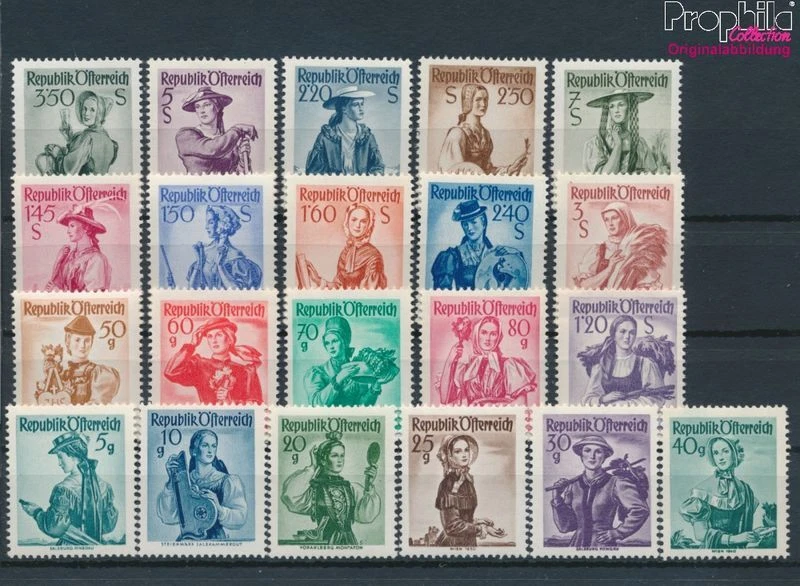 Sellos Austria 1958 Mi ex894y-980y (edición completa) Libro Blanco (21 uds (10584427 Foto 1 de 1