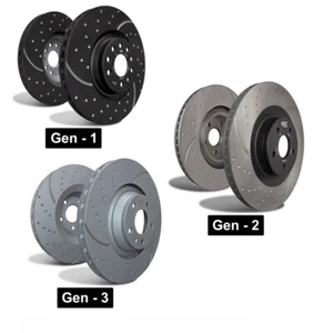 EBC Grooved Rear Brake Discs 310mm for Audi S3 RS3 8P 8V, Golf Mk7 GTI & R - Picture 1 of 1