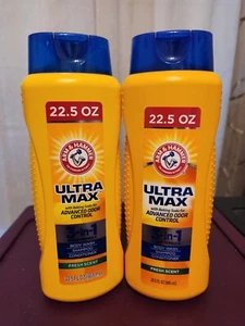 2 Arm & Hammer Ultra Max 3in1 Shampoo Conditioner Body Wash Fresh Brand New - Picture 1 of 5