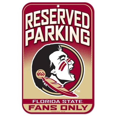 FLORIDA STATE SEMINOLES 11"X17" PLASTIC SIGN DURABLE POSTER OUTDOOR OR INDOOR Cover