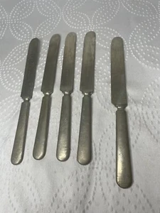 ANTIQUE "COLORADO SILVER, SOLID" LOT OF 5 KNIVES C. 1900 - Picture 1 of 4