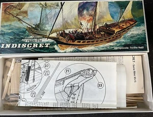 Aeropiccila Xebec barco indiscreto velero escala 1:60 kit modelo de madera Italia - Imagen 1 de 8