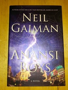 ANANSI BOYS HC Buch von Neil Gaiman DJ Erstausgabe 2005 Abenteuer Fiktion Götter - Bild 1 von 4