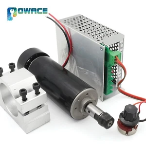 Motor de husillo CNC 500W 0,5 KW ER11 refrigerado por aire + abrazadera de 52 mm + controlador de velocidad hágalo usted mismo - Imagen 1 de 10