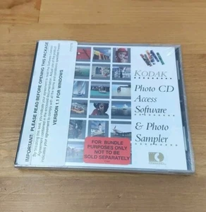 Ancien logiciel d'échantillonnage d'accès CD photo Kodak version Windows 1.1 1992 Sony - Photo 1/5