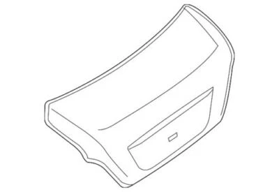 Tapa maletero cubierta original Nissan Máxima S SV 2009-2014 3,5 L V6 H4300-9N0AB Foto 1 de 2