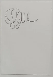 43424 073/ AUTOGRAFO su cartoncino - GIOVANNI GALLI (calciatore) - Picture 1 of 4