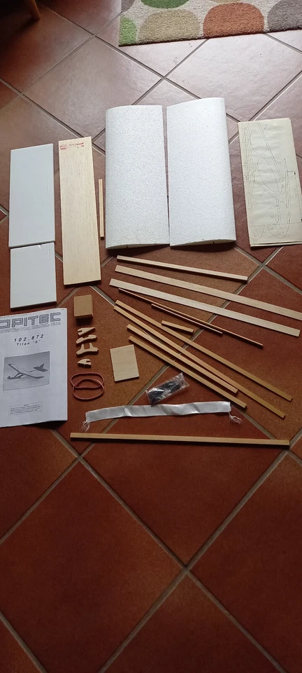 Segelflugmodell für Anfänger Opitec Bausatz Titan "S" - Bild 1 von 4