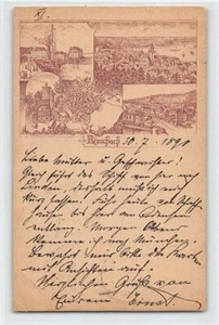 Schweiz - RORSCHACH (SG) Litho - Karte aus dem Jahr 1890 - Verlag unbekannt - Picture 1 of 2