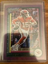 2022 Classics #46 Patrick Mahomes Timeless Tributes Purple /50