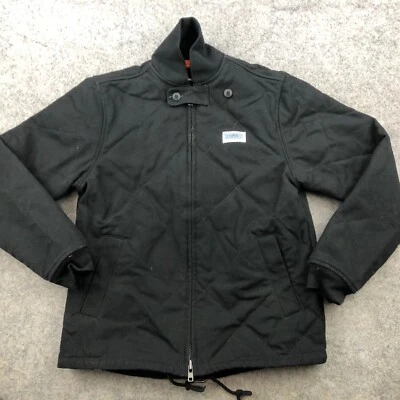 Chaqueta The Hundreds Hombres Pequeña Negra Lona Bolsillo Acolchado Bombardero Ropa de Calle * Foto 1 de 4