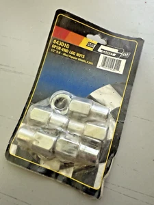 NOS Mr. Gasket Open-End Lug Nuts 1/2" RH 5Pc w/ Washers 4301G - Picture 1 of 4