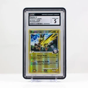 Pokemon Zapdos G Reverse Holo #12 Arceus 2009 - CGC 5 - Picture 1 of 4