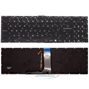 MSI MS-179B MS-16JB GE62 GP62 GT73 GP72 MS-16J1 16J2 16J5 Backlit UK Keyboard - Picture 1 of 4