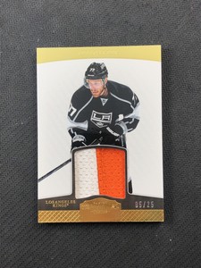 2011-12 PANINI DOMINION JEFF CARTER GAME-WORN JERSEY PRIME GOLD #ed 5/25