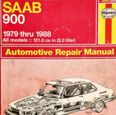 Руководство по ремонту автомобилей Saab 900 Haynes 1979-1988 все модели винтажные PB BKBX10 - Изображение 1 из 3
